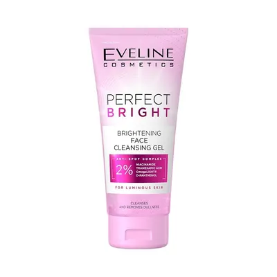 Eveline Cosmetics Perfect Bright, Brightening Face Cleansing Gel (Rozjaśniający żel oczyszczający do twarzy)