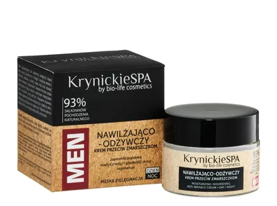 Krynickie Spa Nawilżająco-odżywczy krem do twarzy dla mężczyzn