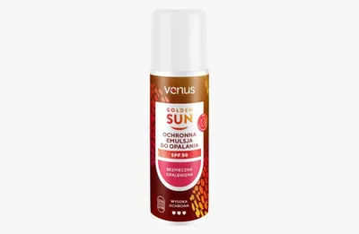 Venus Golden Sun, Emulsja do opalania SPF50