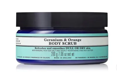 Neal's Yard Remedies Geranium & Orange, Body Scrub (Geranium i Pomarańcza, Peeling do ciała)