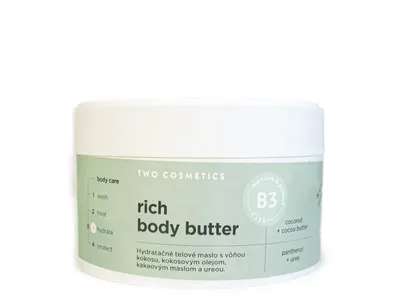 Two Cosmetics Rich Body Butter with Panthenol (Bogate masło do ciała z pantenolem)