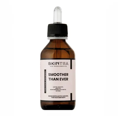 SkinTra Smoother Than Ever, Serum z kwasem mlekowym 12% do ciała I twarzy