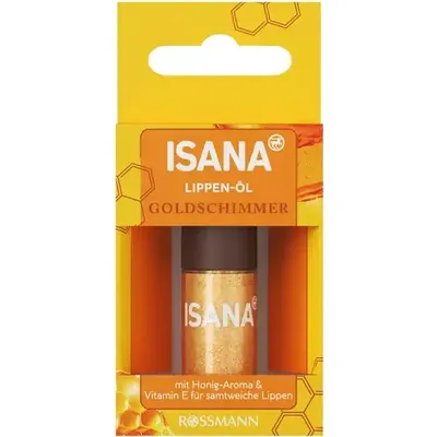 Isana Gold Shimmer Lip Oil (Olejek do ust o aromacie miodu)
