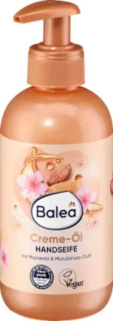 Balea Marula Nuts & Almond, Cream-Oil Soap (Orzechy Marula i Migdał, Mydło w płynie)