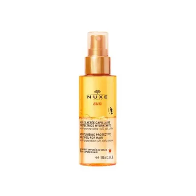 Nuxe Sun, Moisturizing Protective Milky Oil for Hair (Dwufazowy ochronny olejek do włosów)