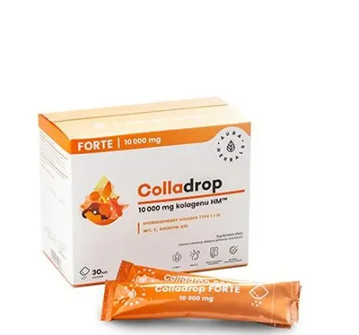Aura Herbals Colladrop Forte, Kolagen morski 10000 mg, Suplement diety