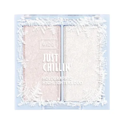 Wibo Just Chillin', Holographic Highlighters Duo (Duo holograficznych rozświetlaczy)