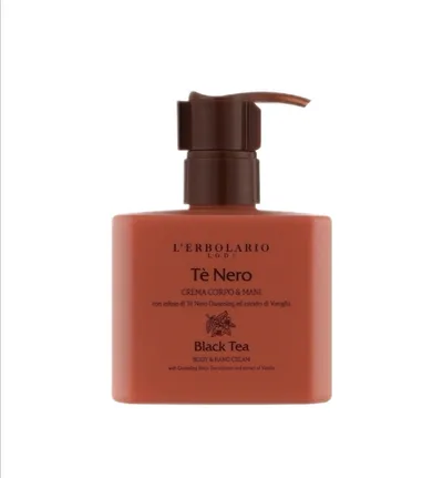 L'Erbolario Black Tea, Body & Hand Cream (Czarna Herbata, Krem do ciała i rąk)