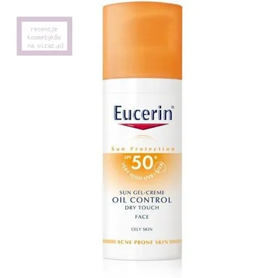 Eucerin Ochrona Przeciwsłoneczna, Krem - żel do twarzy SPF 50+ suchy w dotyku