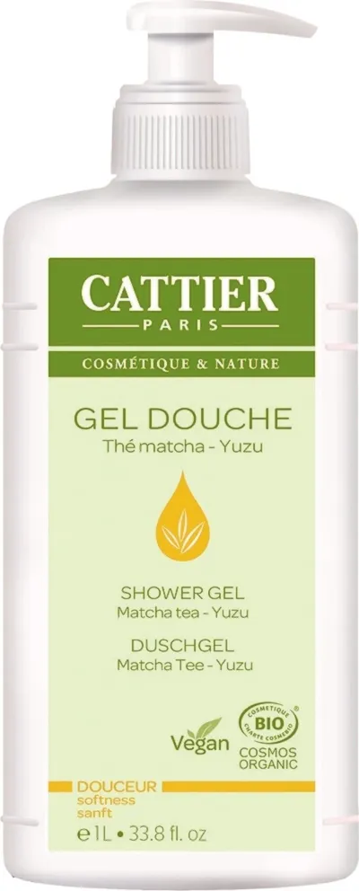 Cattier Matcha Tea-Yuzu, Shower Gel (Herbata Matcha, Żel pod prysznic)