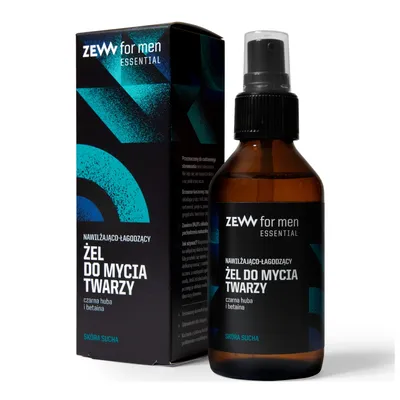 Zew For Men Essential, Nawilżająco-łagodzący żel do mycia twarzy