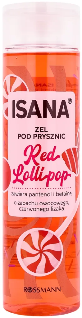 Isana Red Lillipop, Shower Gel (Lizak, Żel pod prysznic)