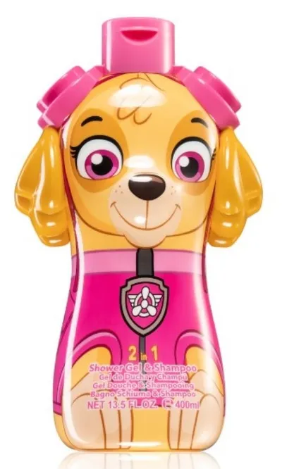 Air-Val International Paw Patrol, Skye, Shower Gel & Shampoo for Kids 2 in 1 (Żel pod prysznic i szampon dla dzieci 2w1)