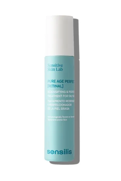 Sensilis Sensitive Skin Lab, Pure Age Perfection Retinal Treatment (Zagęszczający skórę krem do twarzy na noc)