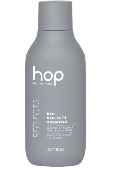 Montibello Hop, Red Reflects Shampoo (Szampon podkreślający kolor do włosów rudych i kasztanowych)