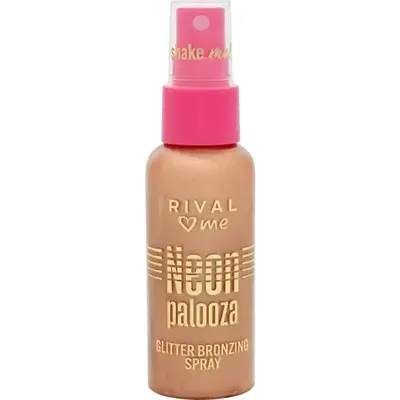 Rival Loves Me Neon Palooza, Glitter Bronzing Spray (Spray brązujący do ciała)
