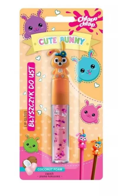 Chlapu Chlap Cute Bunny, Błyszczyk do ust (różne zapachy)