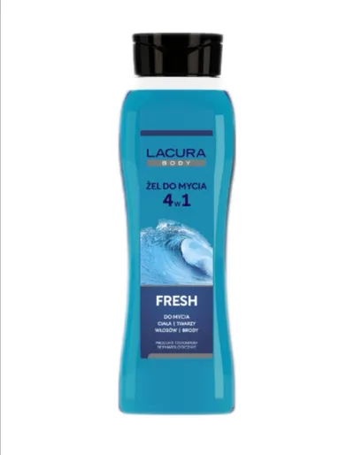 LaCura Body, Fresh, Żel do mycia 4w1