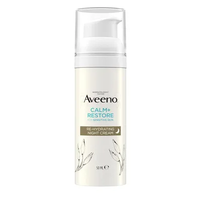 Aveeno Calm+Restore, Re-Hydrating Night Cream (Krem przywracający nawilżenie na noc)