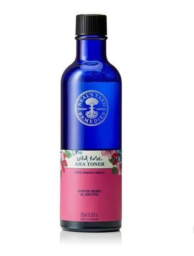 Neal's Yard Remedies Wild Rose, AHA Toner (Różany tonik do twarzy z kwasami AHA)