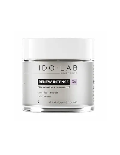 Idolab Renew Intense, Revitalizing Anti-Wrinkle Night Cream (Rewitalizujący krem przeciwzmarszczkowy na noc)