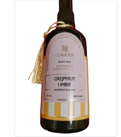 Flagolie Grejpfrut i Imbir, Perfumowana mgiełka do ciała