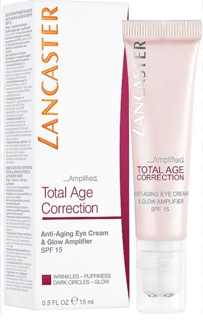 Lancaster Total Age Correction, Anti-Ageing & Glow Amplifier Eye Crem SPF15 (Rozświetlający krem pod oczy na dzień SPF15)