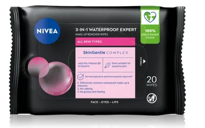 Nivea MicellAir, Profesjonalne chusteczki do demakijażu twarzy biodegradowalne