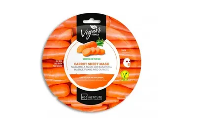 IDC Institute Carrot , Face Sheet Mask (Marchewka, Maseczka do twarzy w płachcie)