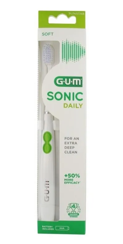 Gum Sunstar Sonic Daily, Toothbrush (Soniczna szczoteczka do zębów)