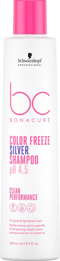 Schwarzkopf Professional BC Bonacure, pH 4.5 Color Freeze Silver Micellar Shampoo (Szampon do włosów)