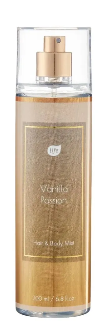 Life Vanilla Passion, Hair & Body Mist (Waniliowa mgiełka do włosów i ciała)