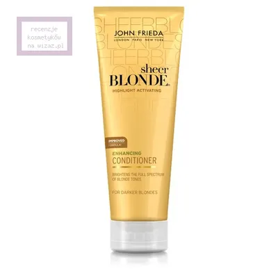 John Frieda Sheer Blonde, Highlight Activating Enhancing Conditioner Honey to Caramel (Odżywka rozświetlająca włosy blond)