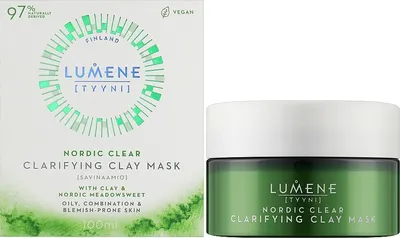 Lumene Tyyni, Nordic Clear, Clarifying Clay Mask (Oczyszczająca maska z glinką)
