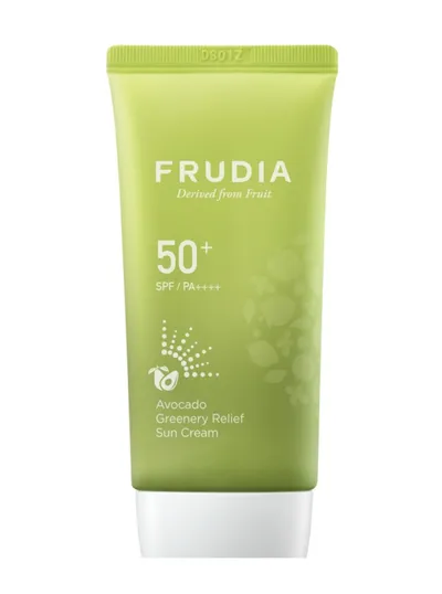 Frudia Solar, Avocado Greenery Relief, Sun Cream SPF50+ (Ochronny krem do twarzy SPF50+)