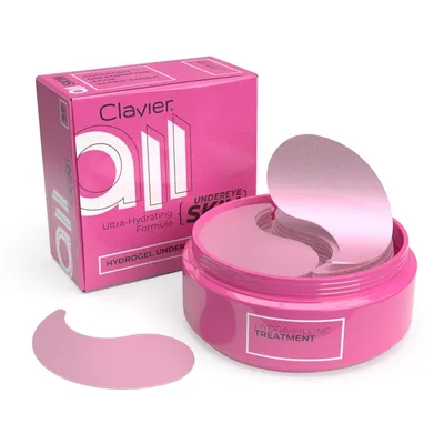 Clavier All, Hydra-Filling Treatment, Undereye Skin (Silnie nawilżające płatki żelowe pod oczy)