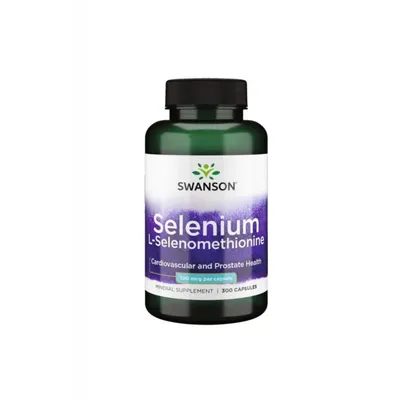 Swanson Selenium L-Selenomethionine SeLECT  Selen 100 mcg, Suplement diety