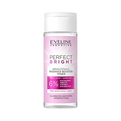 Eveline Cosmetics Perfect Bright, Brightening Radiance Booster Toner (Rozjaśniający tonik do twarzy)