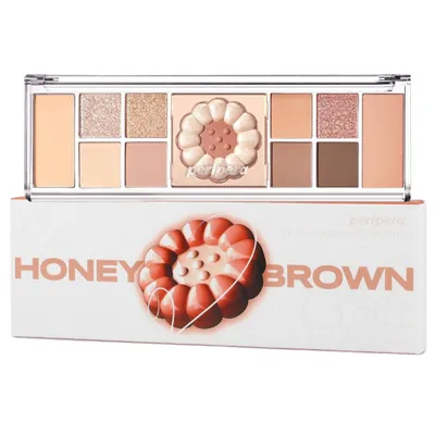 Peripera 03 Honey Brown, All Take Mood Like Palette (Paleta cieni do powiek)