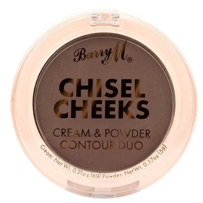 Barry M Chisel Cheeks Cream & Powder Contour Duo (Duo do konturowania)
