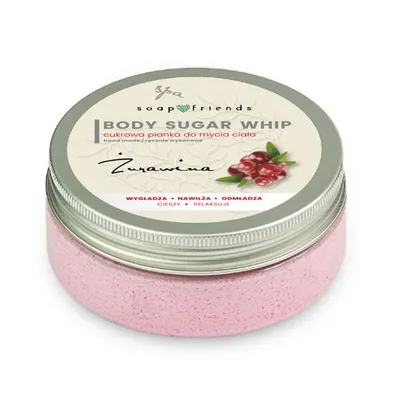 Soap & Friends Body Sugar Whip (Cukrowa pianka do mycia ciała `Żurawina`)