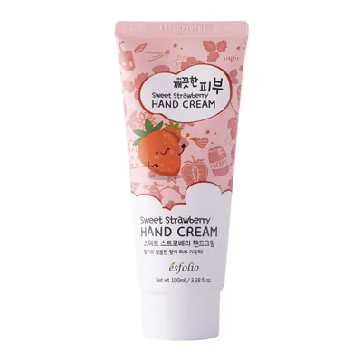 Esfolio Sweet Strawberry, Hand Cream (Truskawka, Nawilżający krem do rąk)