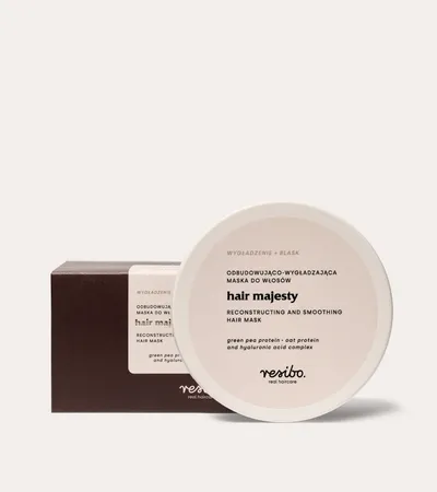 Resibo Hair Majesty, Reconstructing and Smoothing Hair Mask (Odbudowująco-wygładzająca maska do włosów)