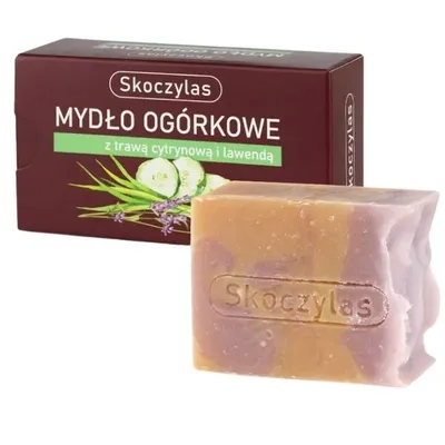 Skoczylas Mydło ogórkowe z trawą cytrynową i lawendą