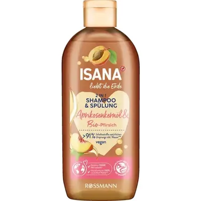 Isana Liebt die Erde, Shampoo & Conditioner 2 in 1 (Szampon z odżywką 2w1)