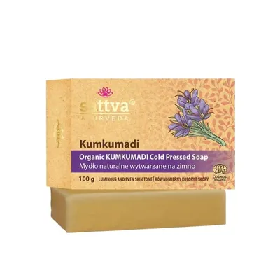 Sattva Ayurveda Kumkumadi, Organiczne mydło wytwarzane na zimno