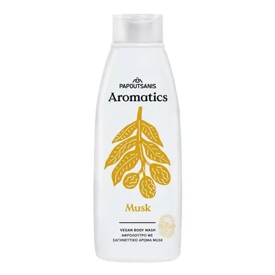 Papoutsanis Aromatics, Vegan Body Wash Musk (Wegański żel pod prysznic)