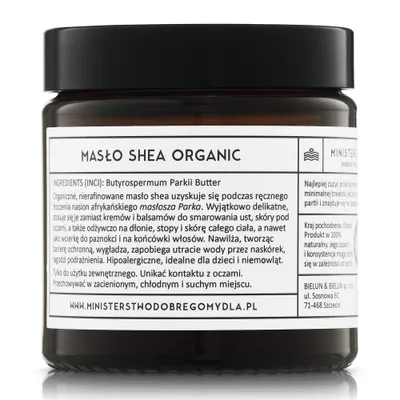 Ministerstwo Dobrego Mydła Organiczne masło shea