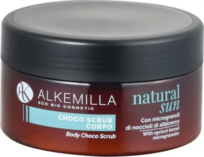 Alkemilla Eco Bio Cosmetics Natural Sun, Choco Body Scrub (Czekoladowy peeling do ciała)
