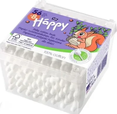 Bella Happy, Papierowe patyczki higieniczne dla dzieci